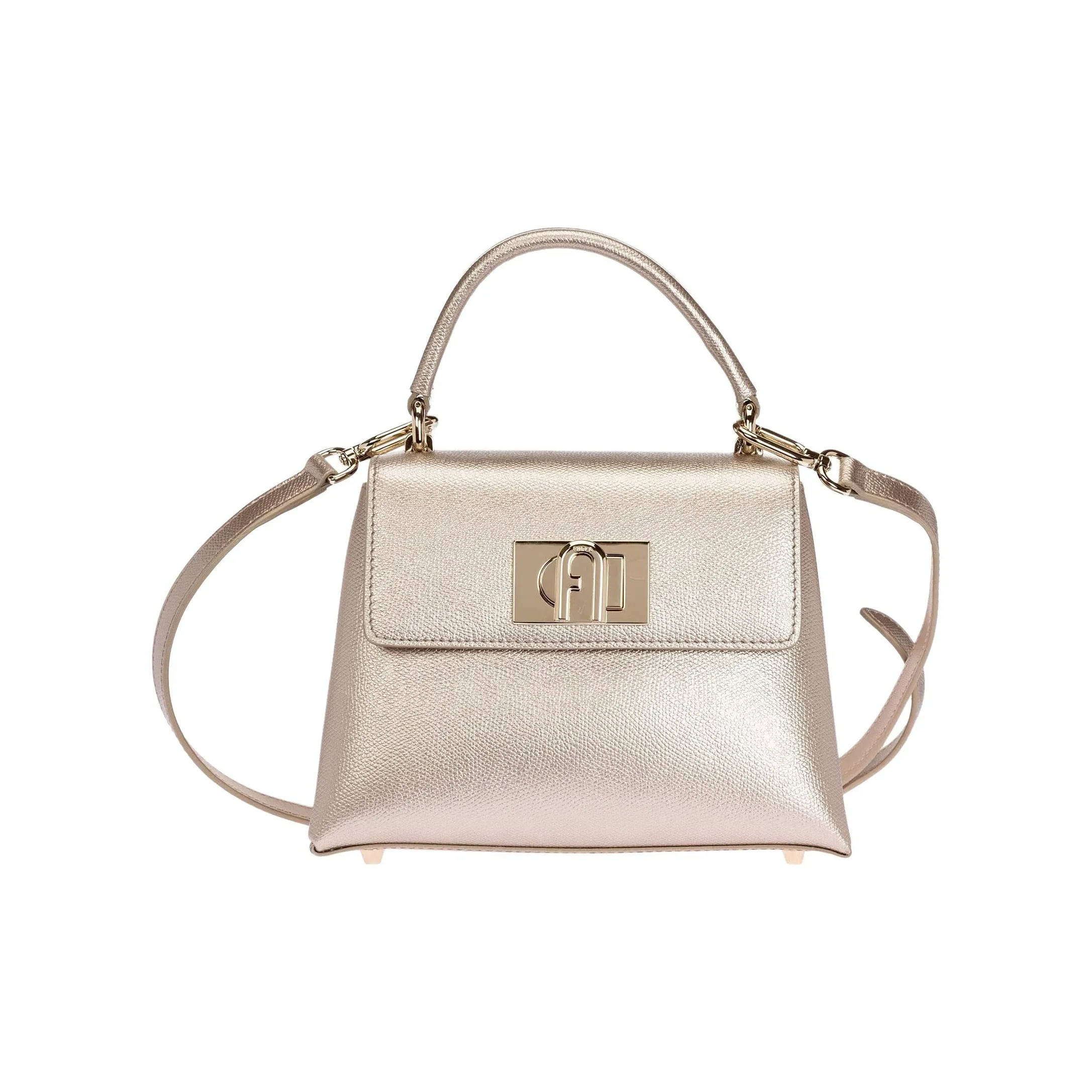 Furla Кожа Портативный Crossbody Сумка через плечо Обычная Женская Светлый Умбра