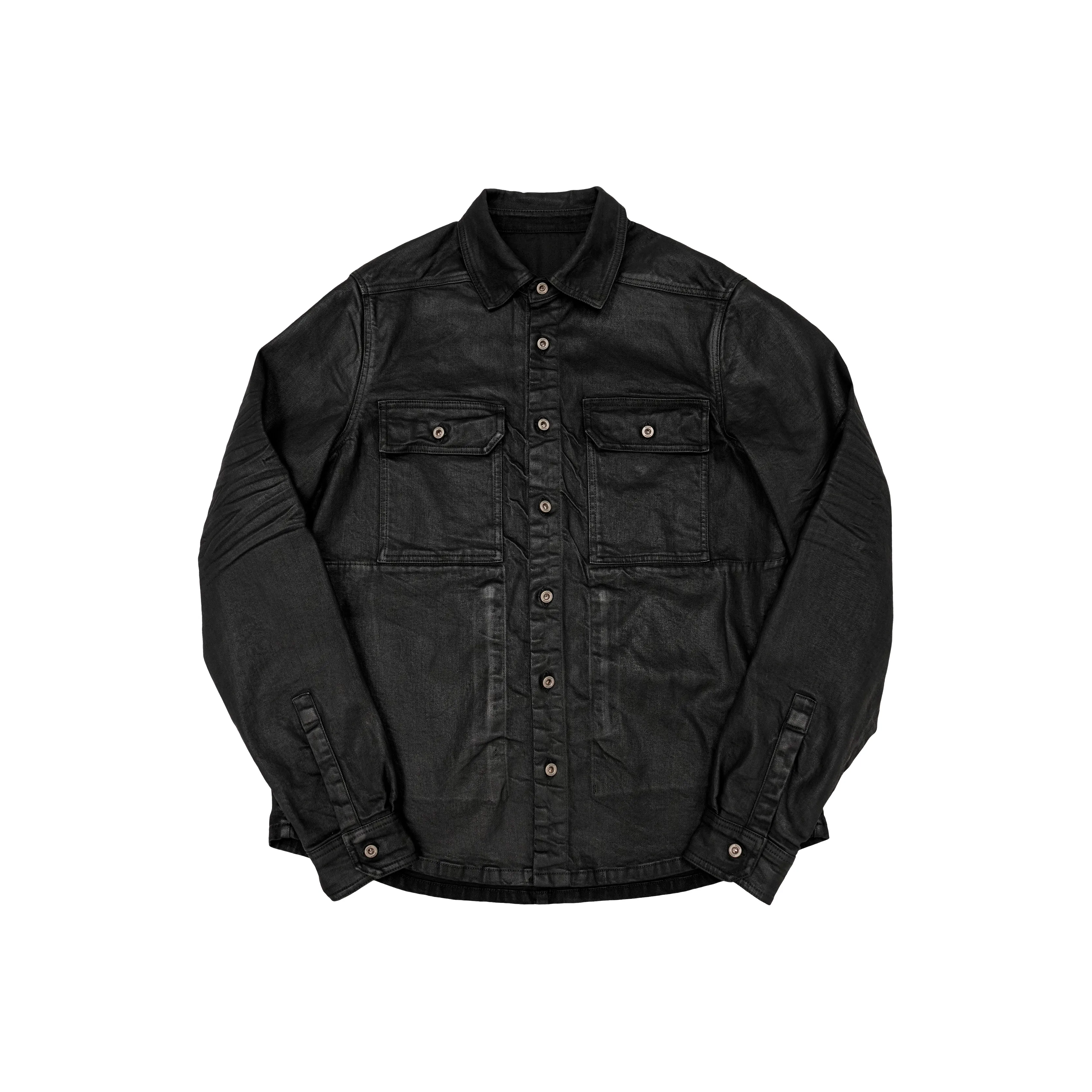 EODUP Черный Мужской Джинсовый Куртка