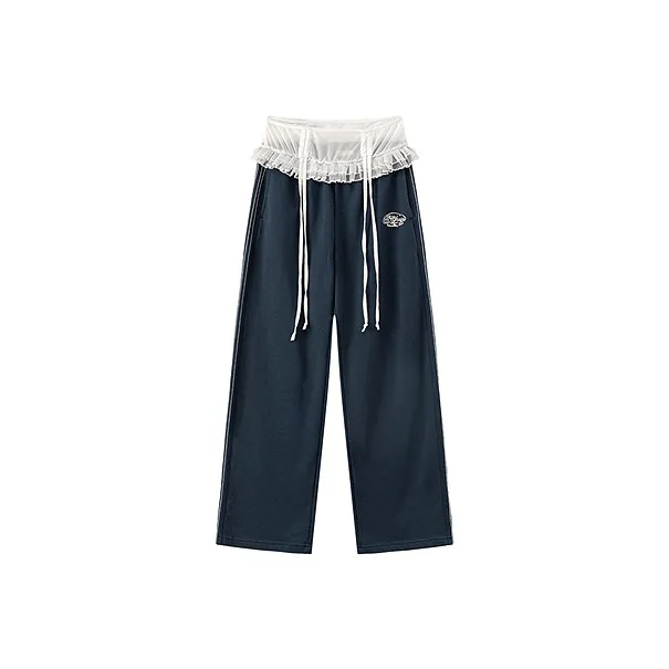 CHUU Темно-синие женские повседневные штаны