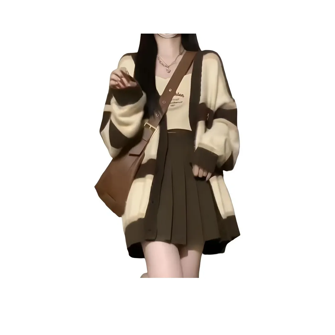 MORii Коричневый Женские Комплекты с Юбкой