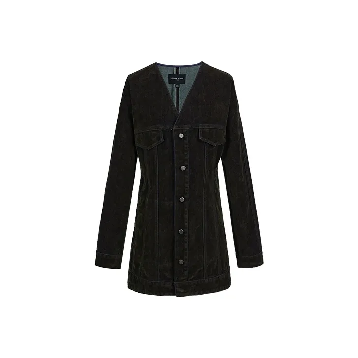 URBAN REVIVO Женская Джинсовая Куртка Женская