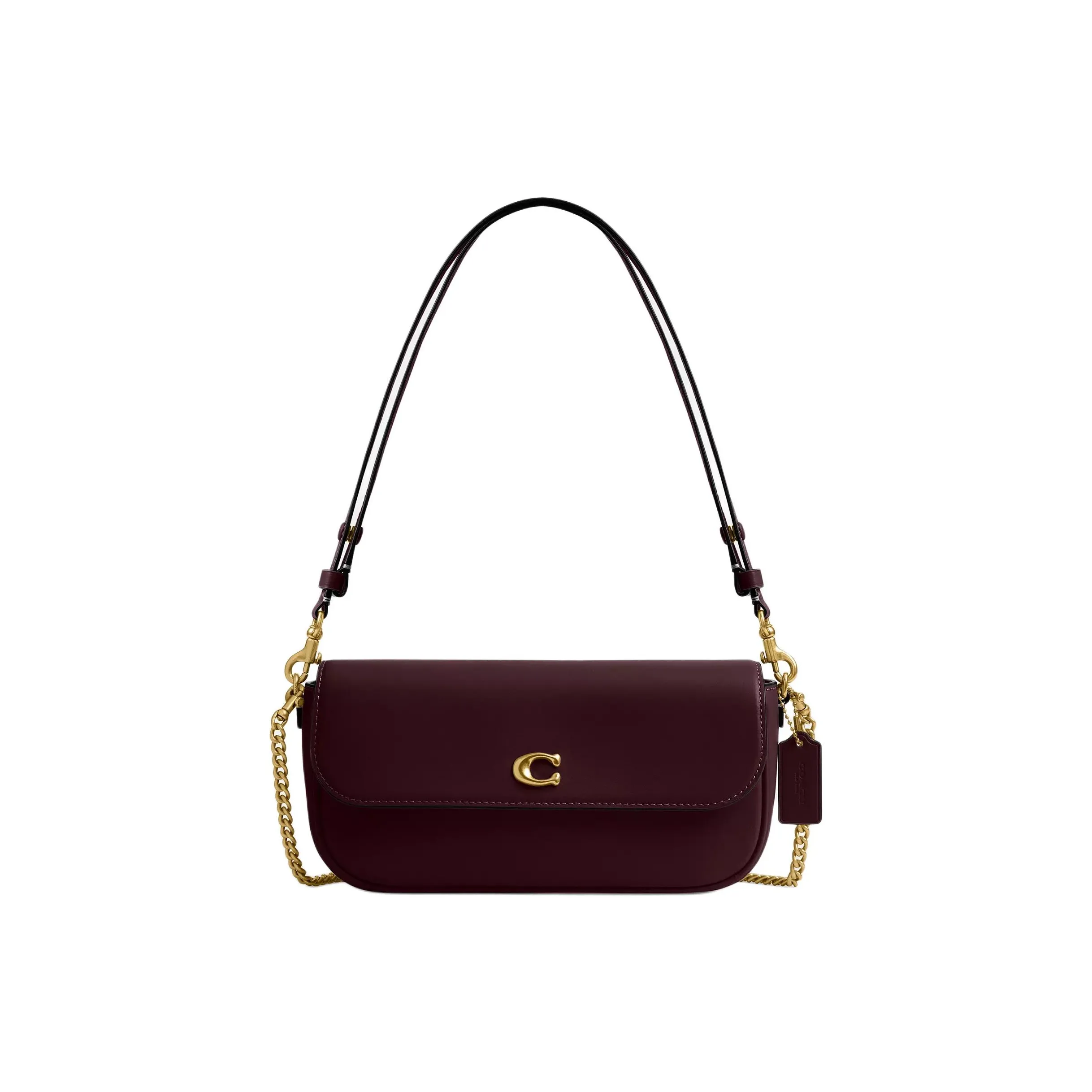 COACH Телячья кожа Сумка на плечо Средняя Женская Мерло