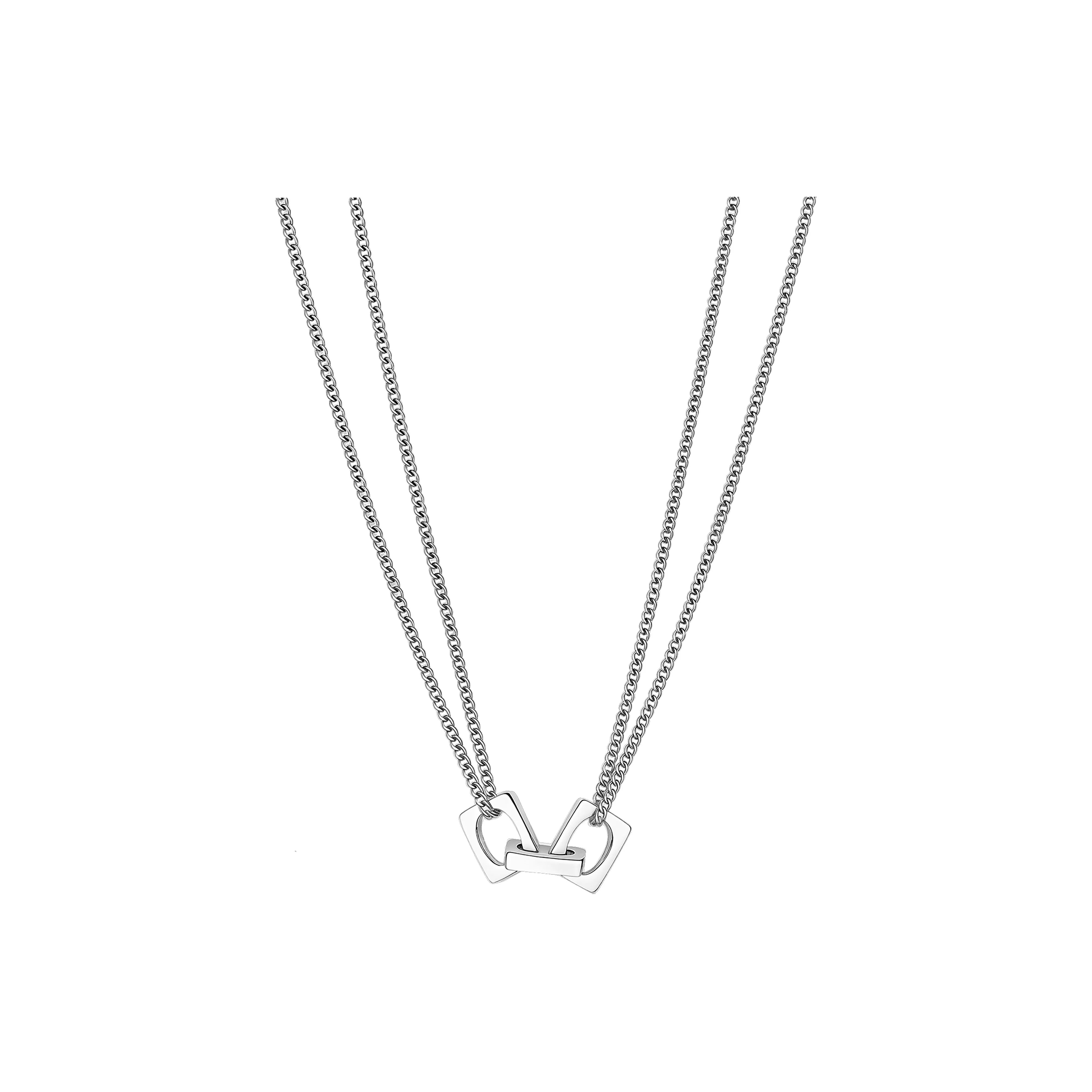 FAIRWHALE Титановые стальные ожерелья унисекс