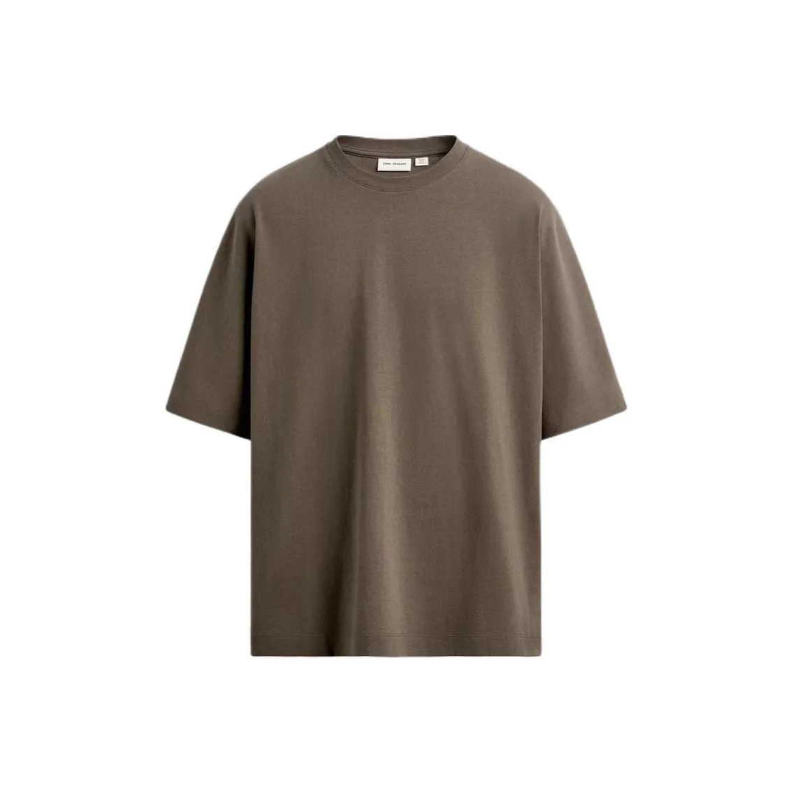 ZARA Земляной тон Мужская T-рубашка