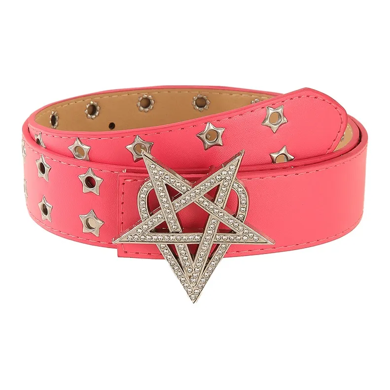 FUO ПУ (полиуретан) Сплав Стразы Кожаные ремни Унисекс 3,8 см