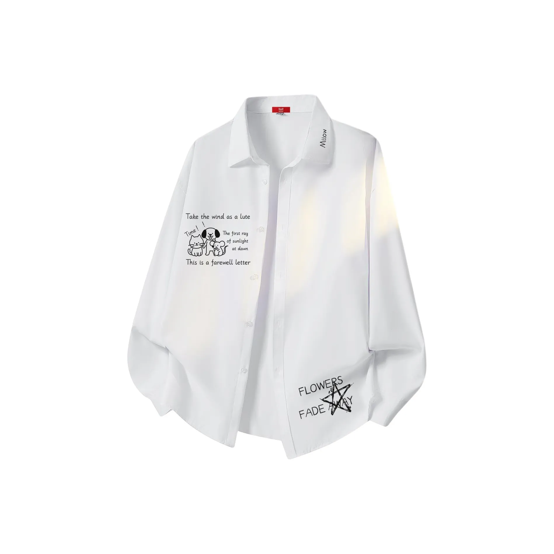 MIIOW Унисекс Рубашки