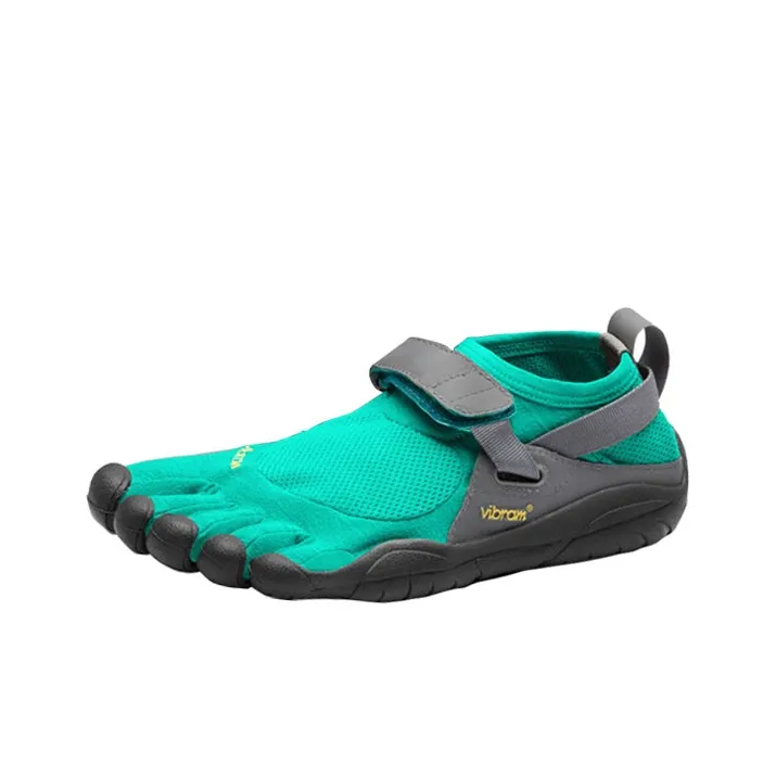 Vibram KSO FIVE Fingers Обувь Низкий Топ Кроссовки для тренировок Женские Синий Зеленый