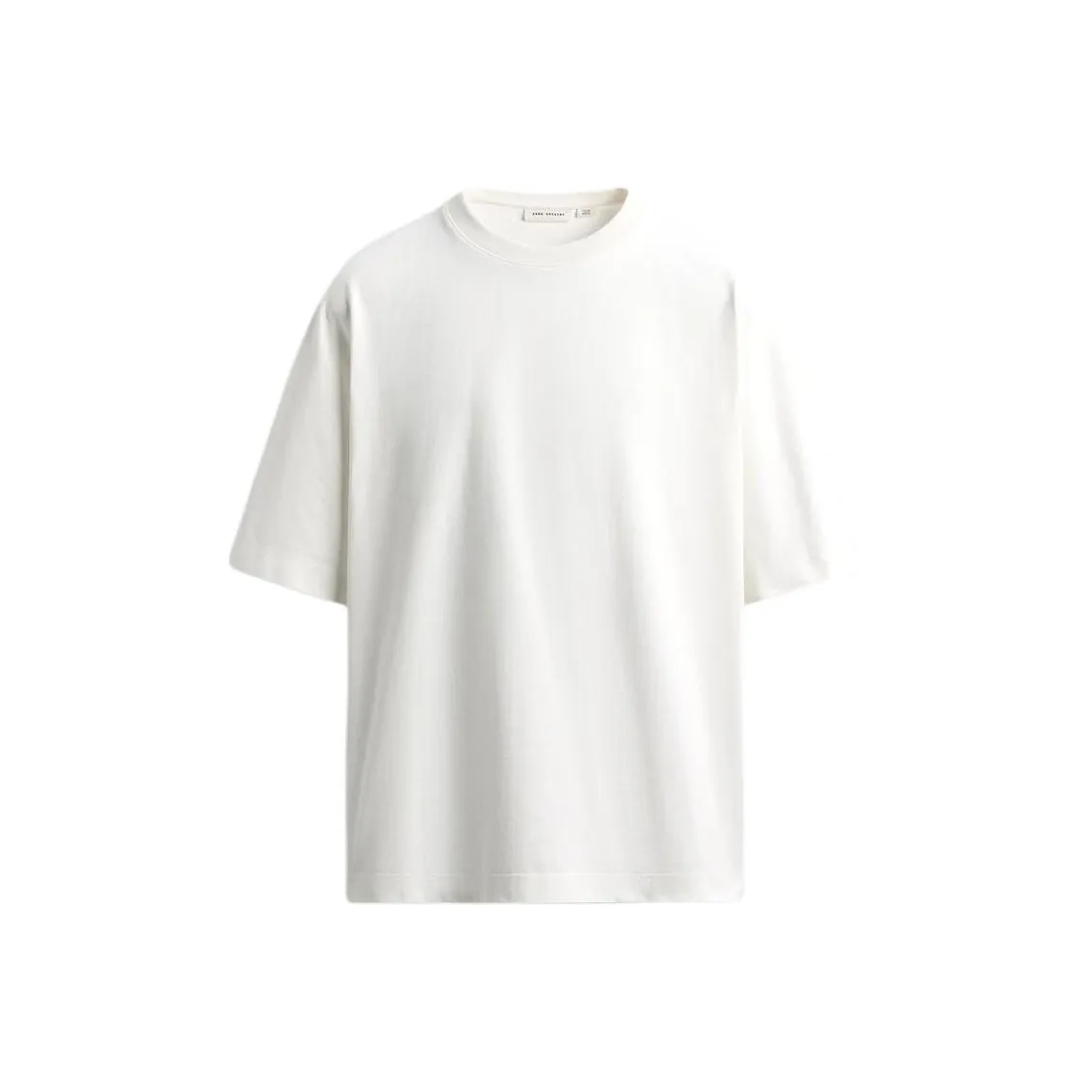 ZARA Морозный Белый Мужские T-Рубашки