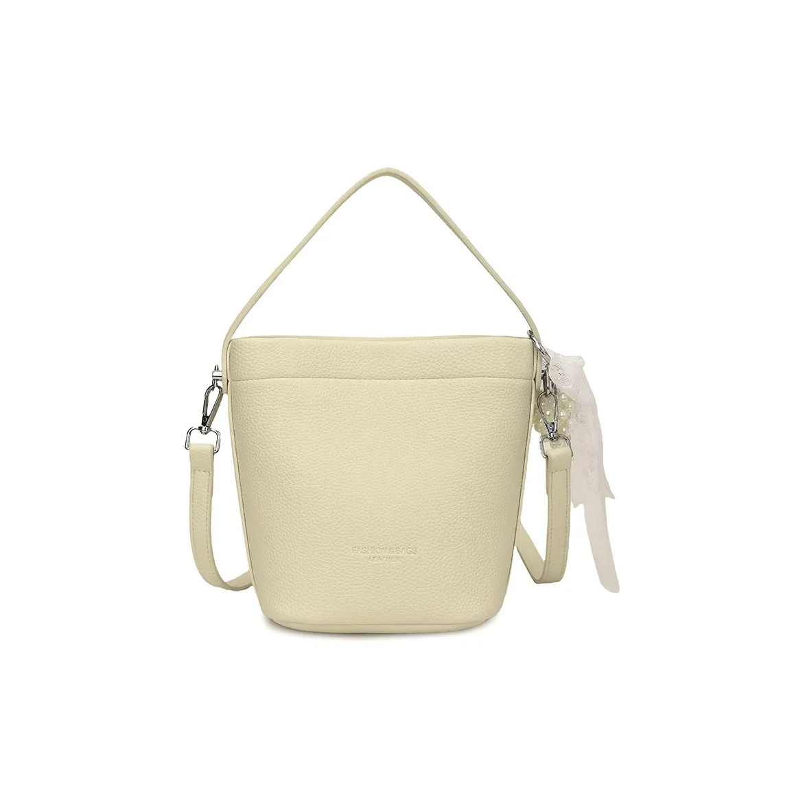 Kewuku ПУ (полиуретан) Ведро-образная сумка Сумка через плечо Сумка Женская Белая. Розовый. Красный. Желтый. Синий. Черный