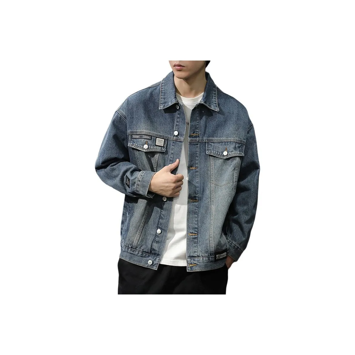 QIANJINNIU Мужские Джинсовые Куртки