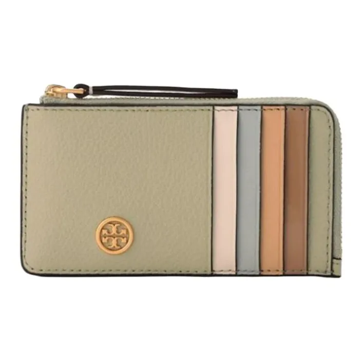 TORY BURCH Robinson Кожа Кошелек Женские Светло-зеленый