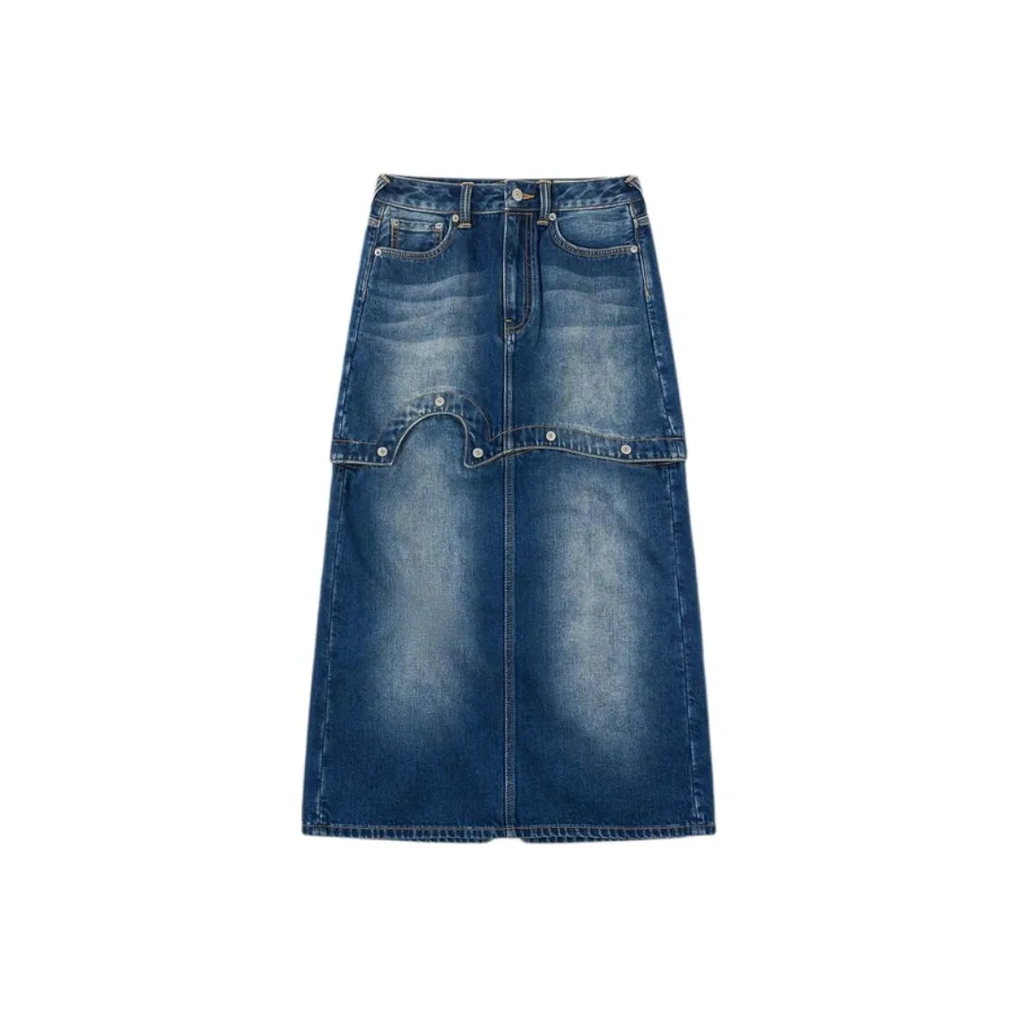 EVISU FW25 Denim Long Skirt Women's