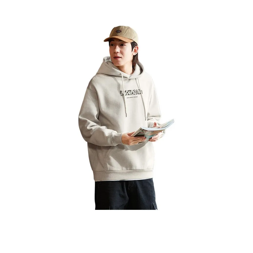 Tonlion Светлый Бежевый Мужской Свитшот