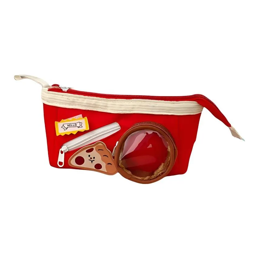 MUXI BABY Милый Цветовой блок Пэчворк Пен Сумочка для украшений с GOOD Looking и Большой емкостью Канцелярия Хранение Кисть для макияжа Сумка