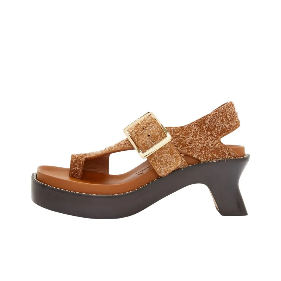 LOEWE 70mm Ease Brushed-suede Sandals