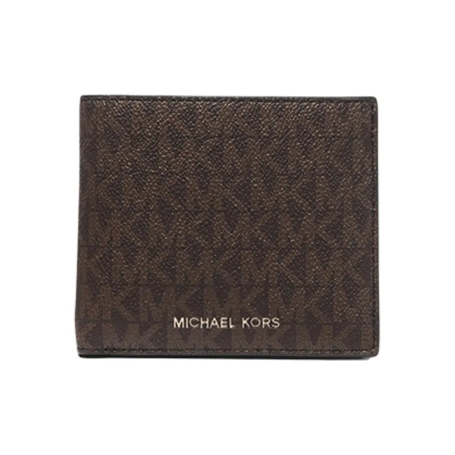MICHAEL KORS Кошелек из искусственной кожи мужской кофе