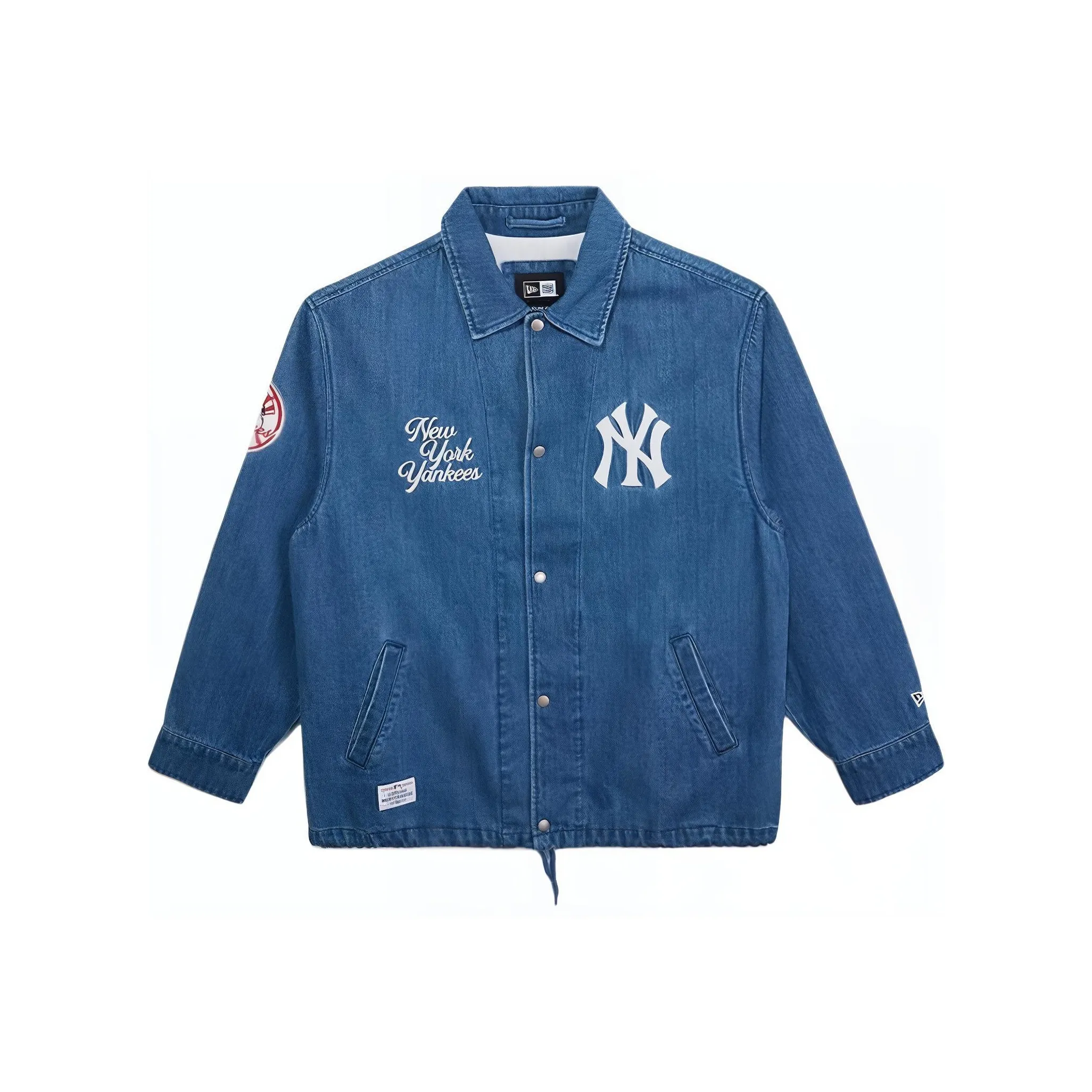 New Era SS25 Denim Jacket Unisex Denim Blue New Era SS25 Деним Куртка Унисекс Джинсовый Синий