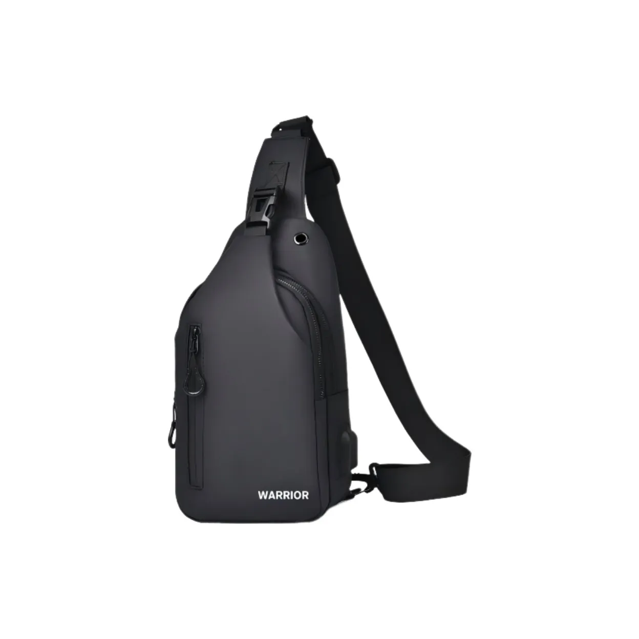 Warrior Oxford с кожаными вставками мембранный покрытый сумка Sling унисекс черный