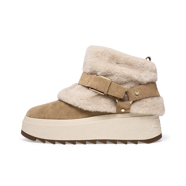 Пепельные сноубутсы женские