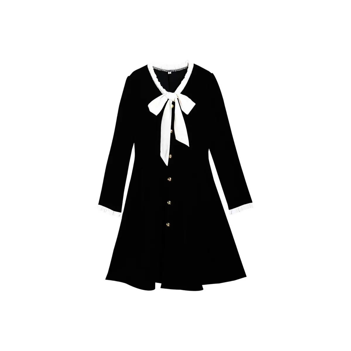 GOSO Длинное платье с длинными рукавами женское