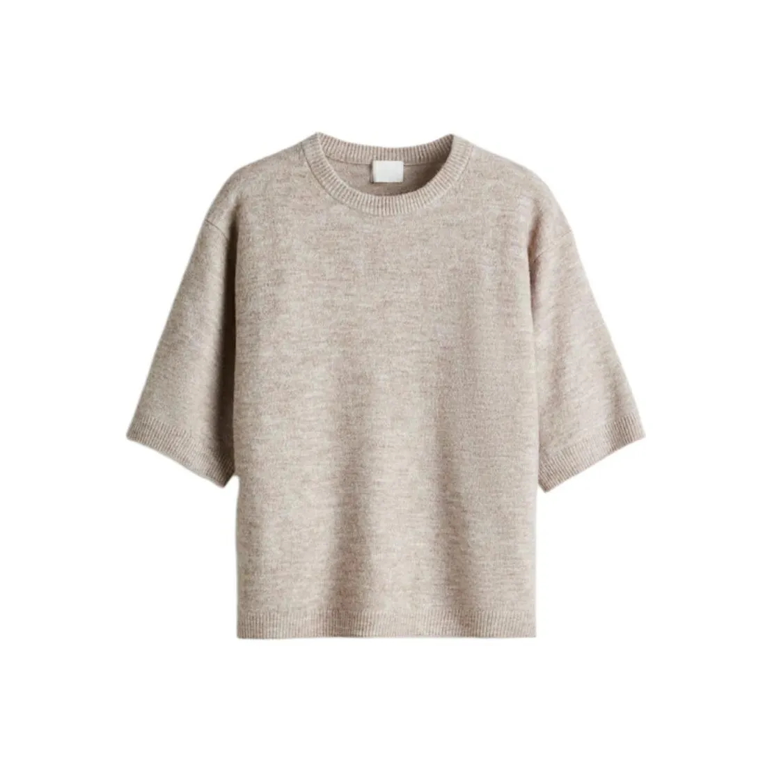 H M Бежевый Смешанный Цвет Женские T-Рубашки