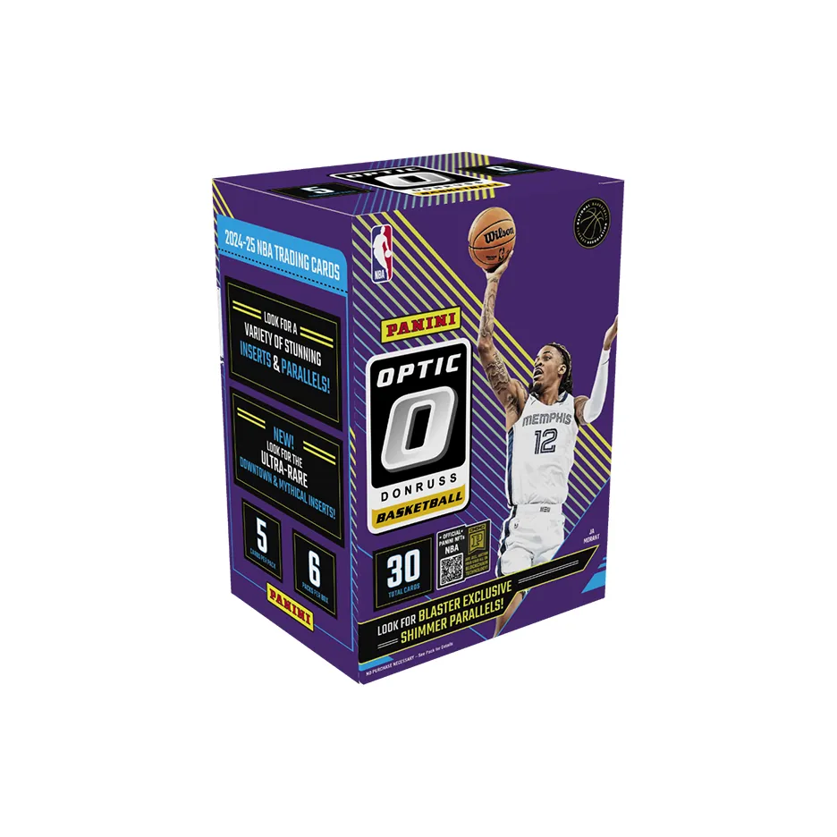 PANINI 2024 25 Баскетбольные Карты NBA Donruss Optic Коллекционная Коробка Blaster Хобби Спортивные Карты Целая Коробка