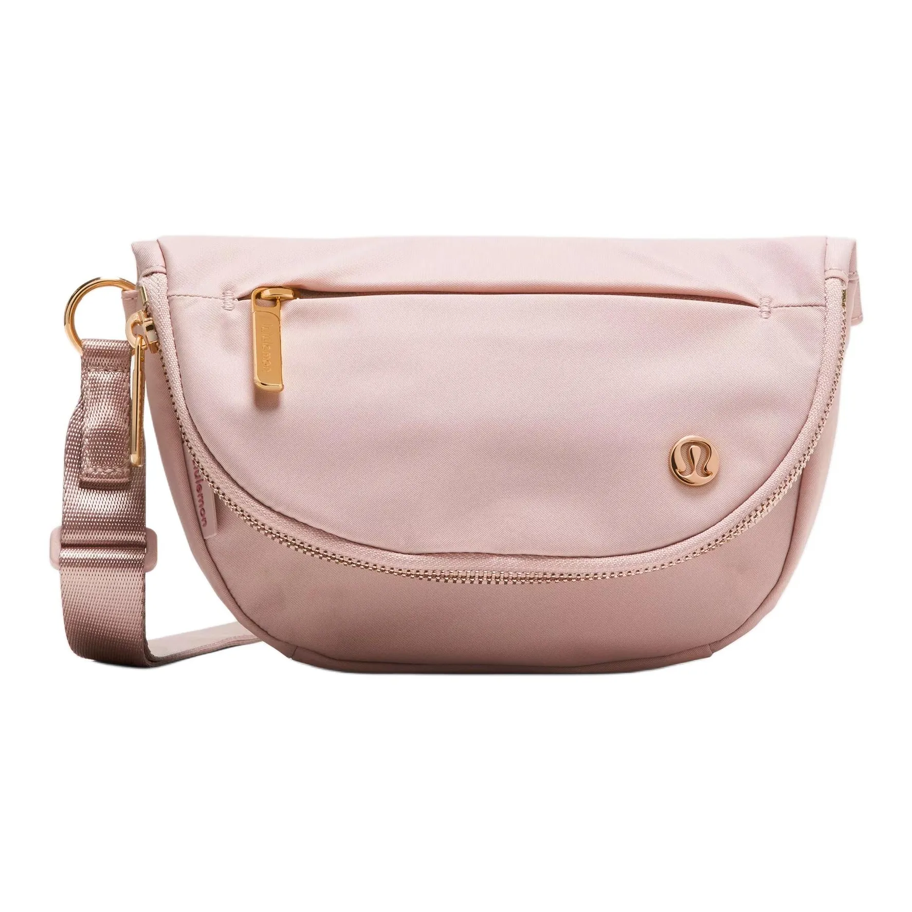lululemon Нейлоновые сумки через плечо стандартные унисекс розовые
