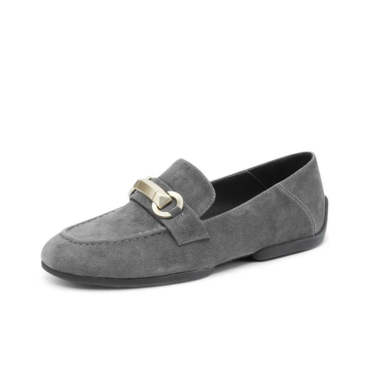 FMM Slip On Обувь без подкладки Женские 2025 Осенний Vintage Casual Удобный Коммутирование Мягкая подошва Deep Палец Женские