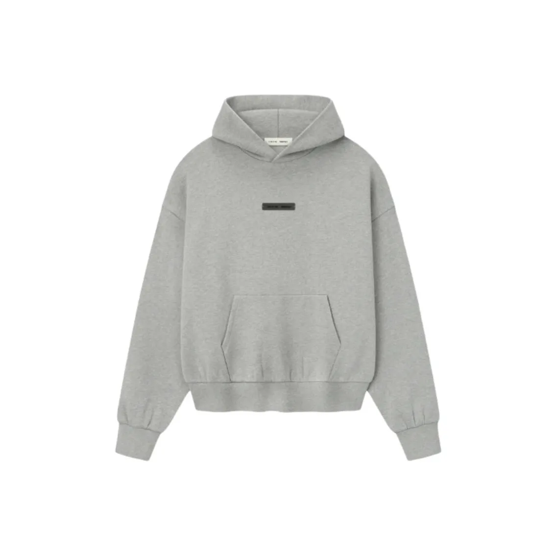Fear of God ESSENTIALS SS25 Classic Fit Флис Толстовка CONCRETE HEATHER Sweatshirt Men's