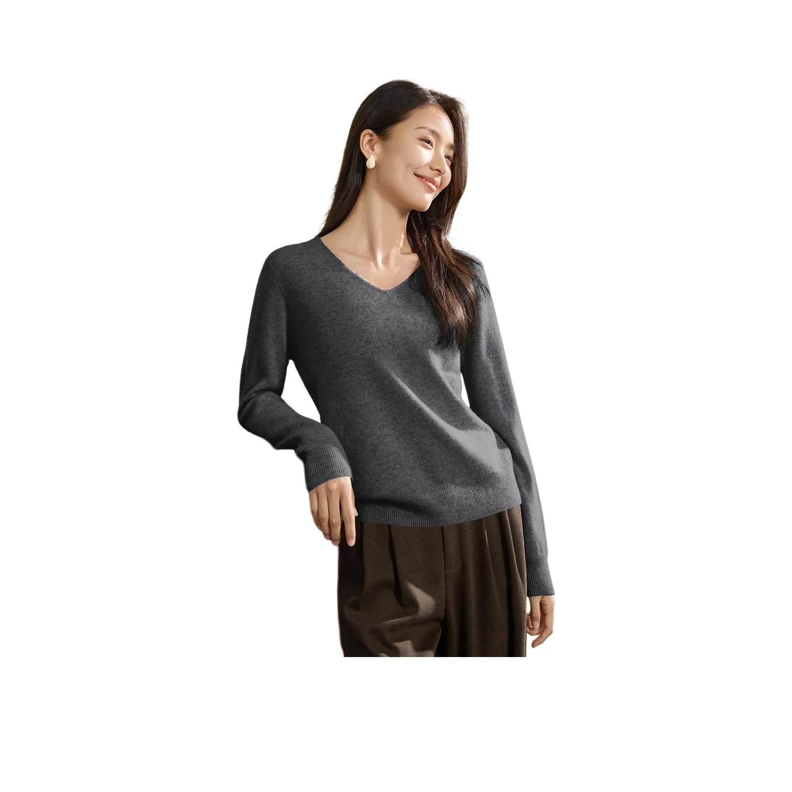 IHIMI Оловянно-серый Женские Свитера