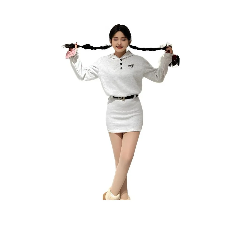 FINDSME GAGA Длинное платье с длинными рукавами женское