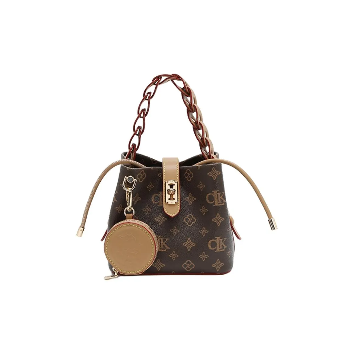 BETTINA VIVIAN ПУ (полиуретан) и ПВХ Сумка Стандартная Женская Кофейного цвета