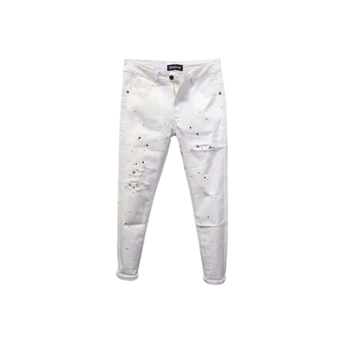 CAT'S PAW Белый Унисекс Джинсы