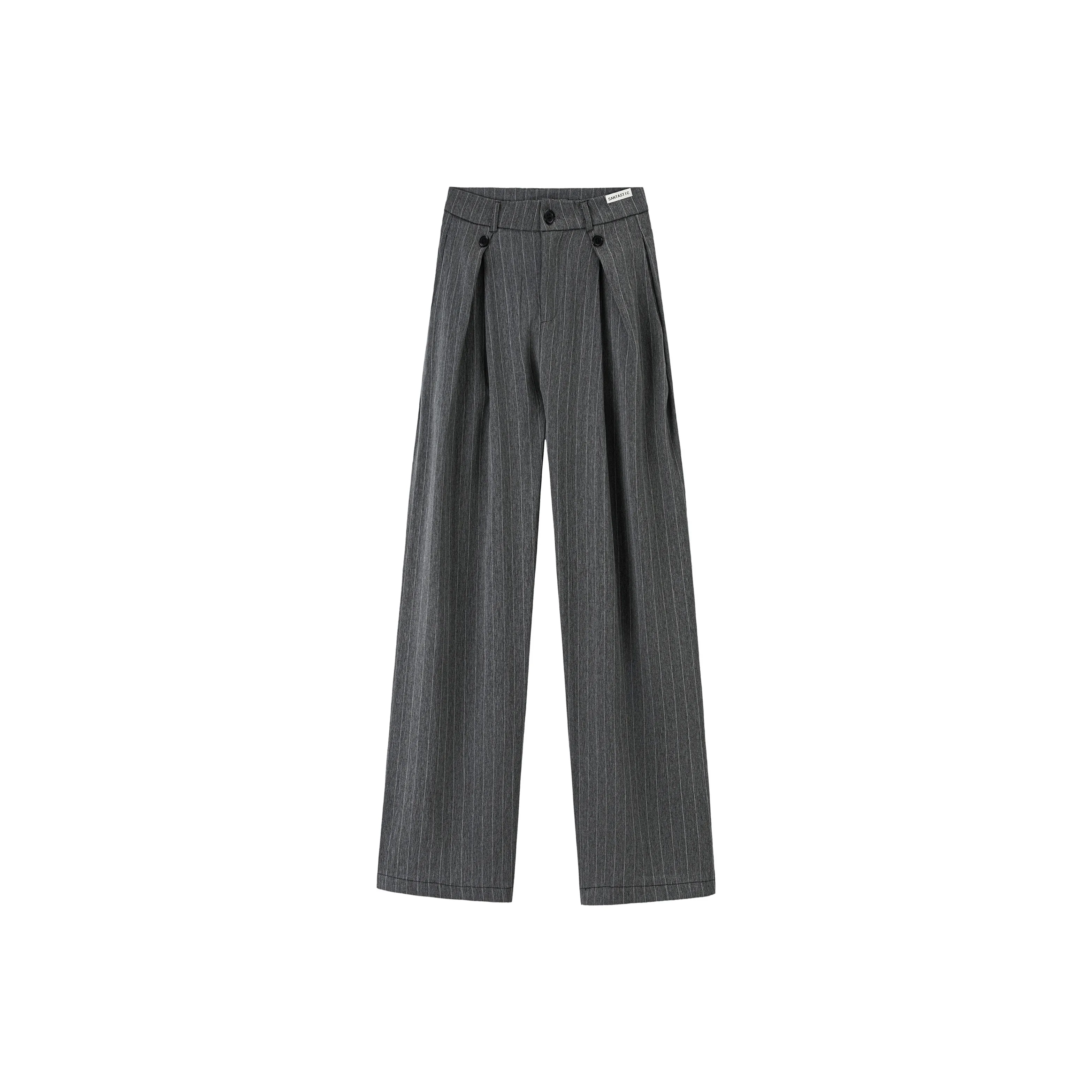 SANTASTIC Темно-серые унисекс костюмные брюки