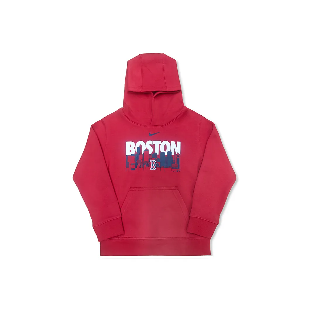Nike MLB Boston Red Sox Дышащий Удобный Модный Универсальный Красный Для детей от 3 до 7 лет