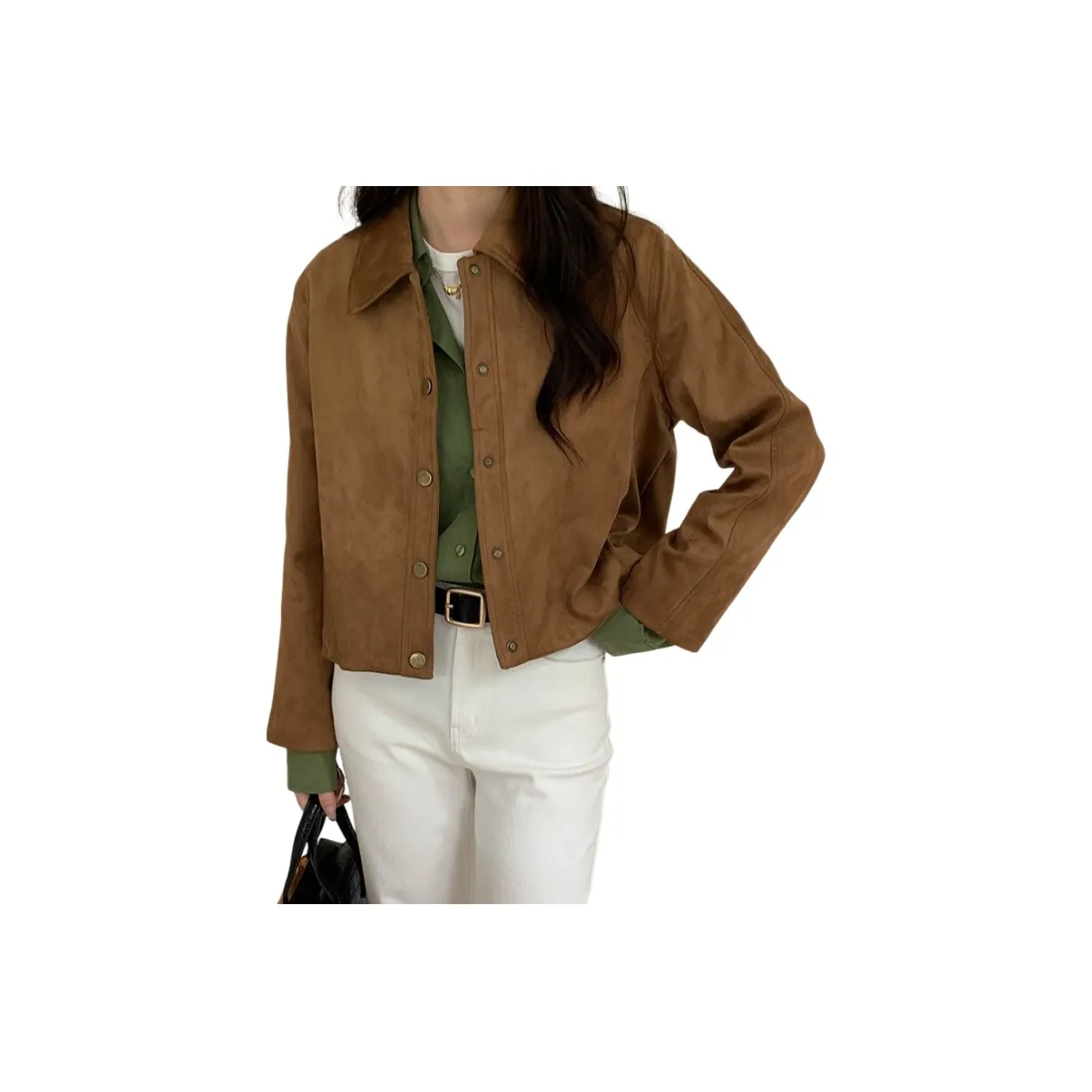 Hirono Journal Осенний Зимний Бархат Feel Пальто Женское