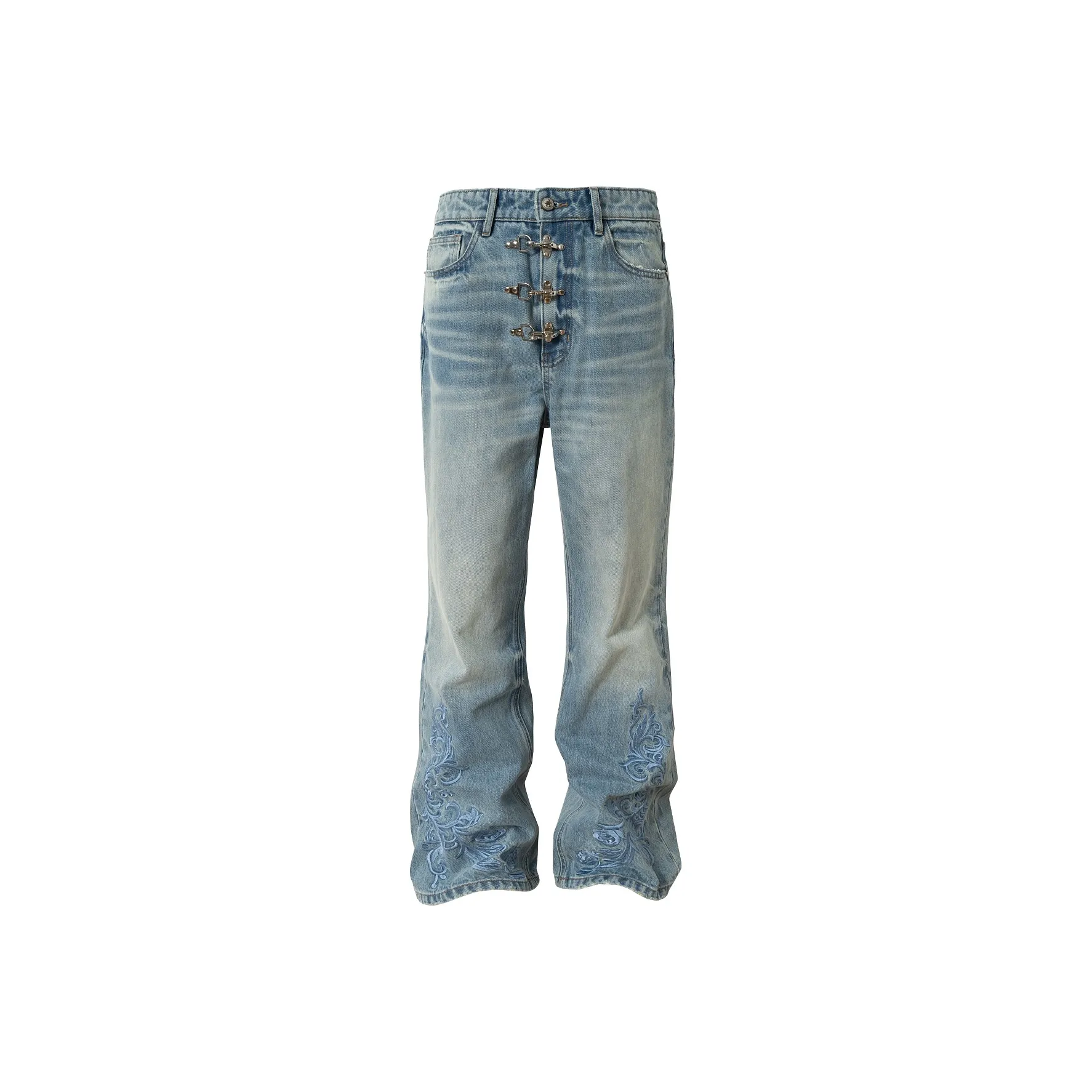 YADcrew Blue Unisex Jeans YADcrew Синий Унисекс Джинсы