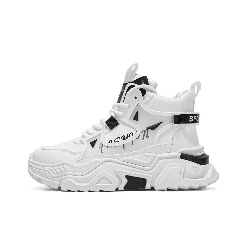 MIIOW Устойчивый к истиранию Легкий Водонепроницаемый Противоскользящий Высокий Топ Обувь с толстой подошвой Мужская