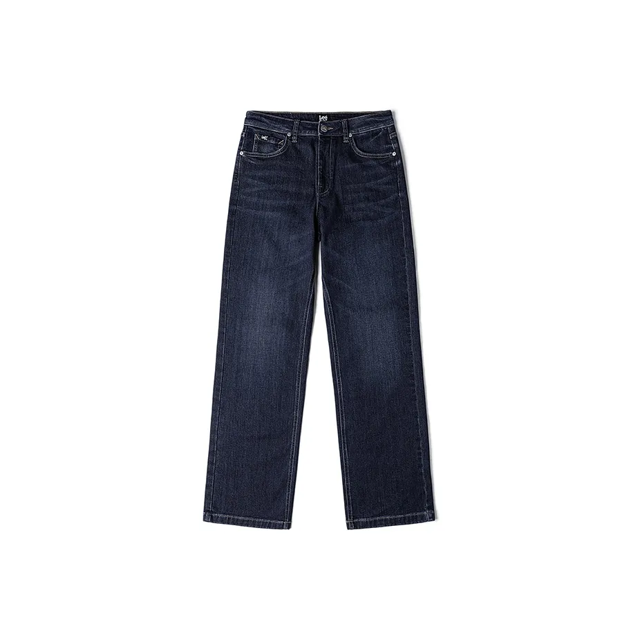 Lee Темно-синий Женские Джинсы