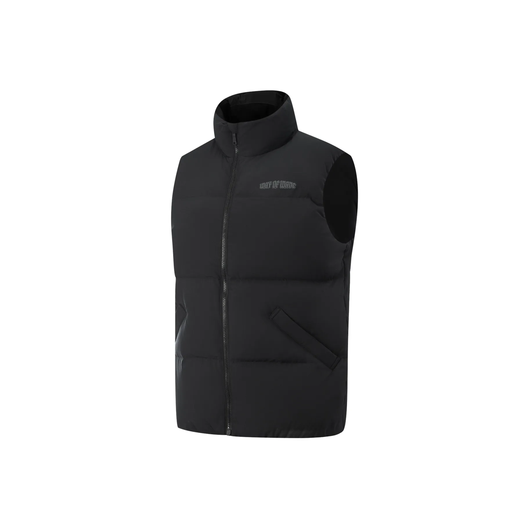 Подкладка Черный Мужской Пуховый жилет