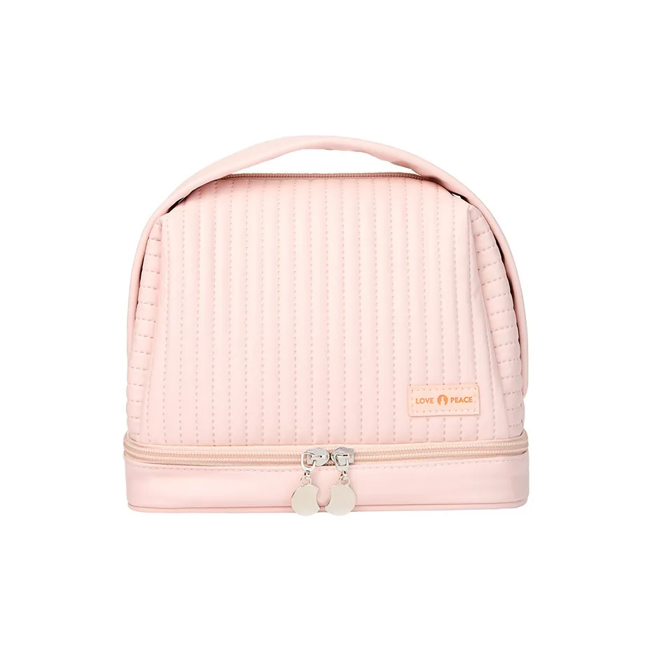 BEAUTIFUL AND CHARMING Тост Торт Двойной Слой Косметичка Портативное Хранение