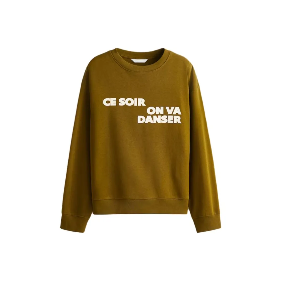 H M Оливково-зеленый Женский Свитшот