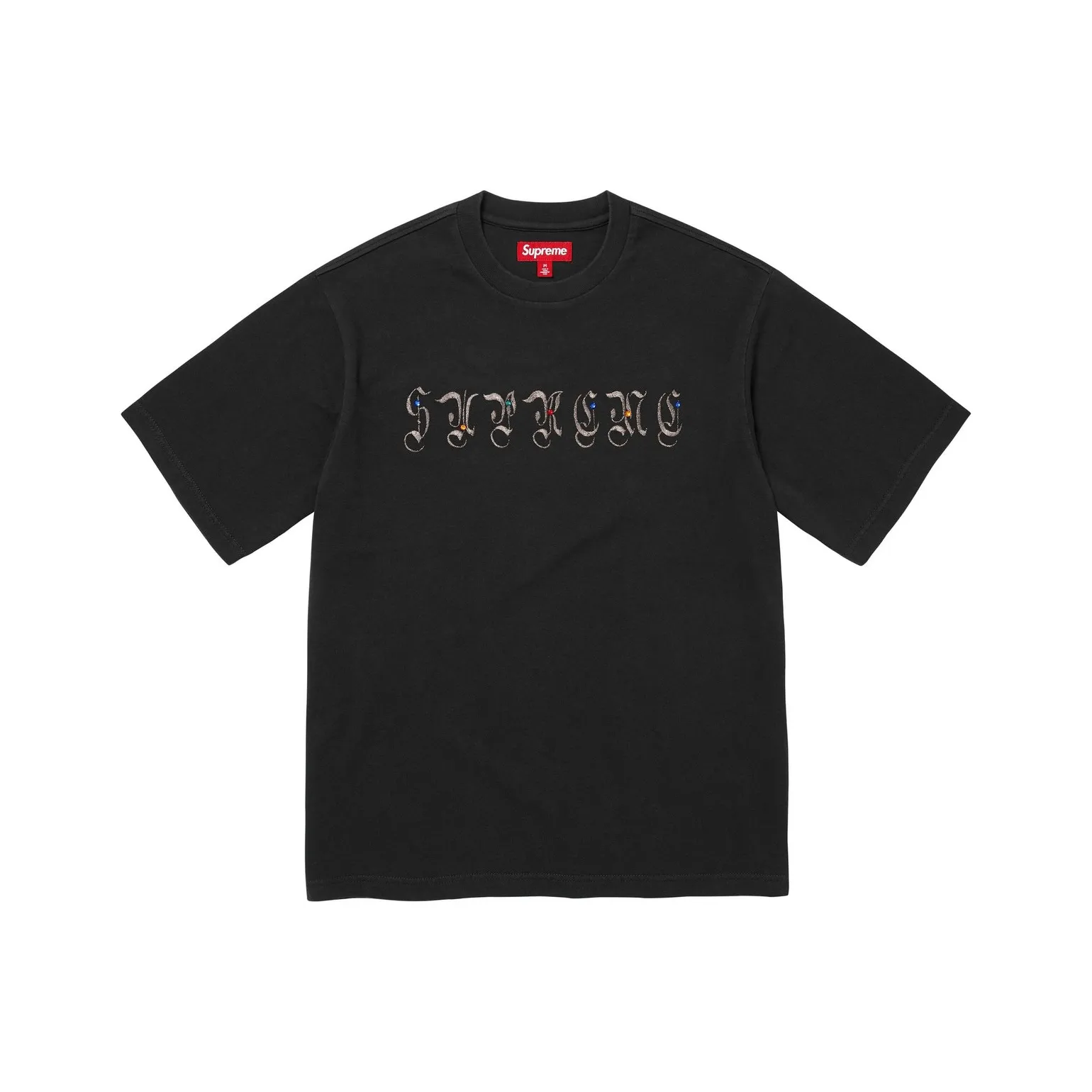 Supreme Fw25 WEEK11 AOI Gems S S Топ T Рубашка Унисекс
