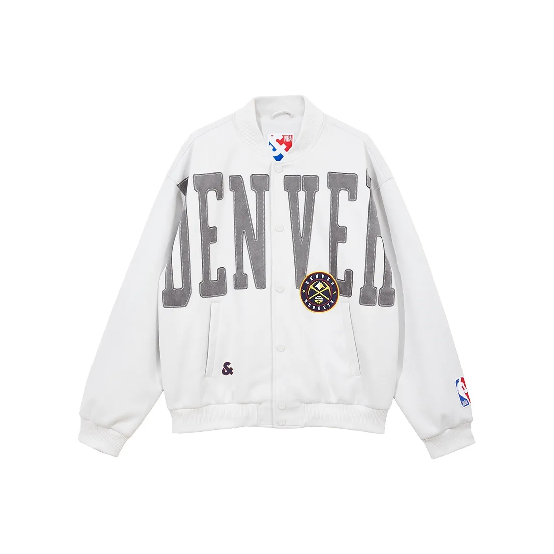 JACK JONES· x NBA Coat Jacket Men's Cloud Rain Gray