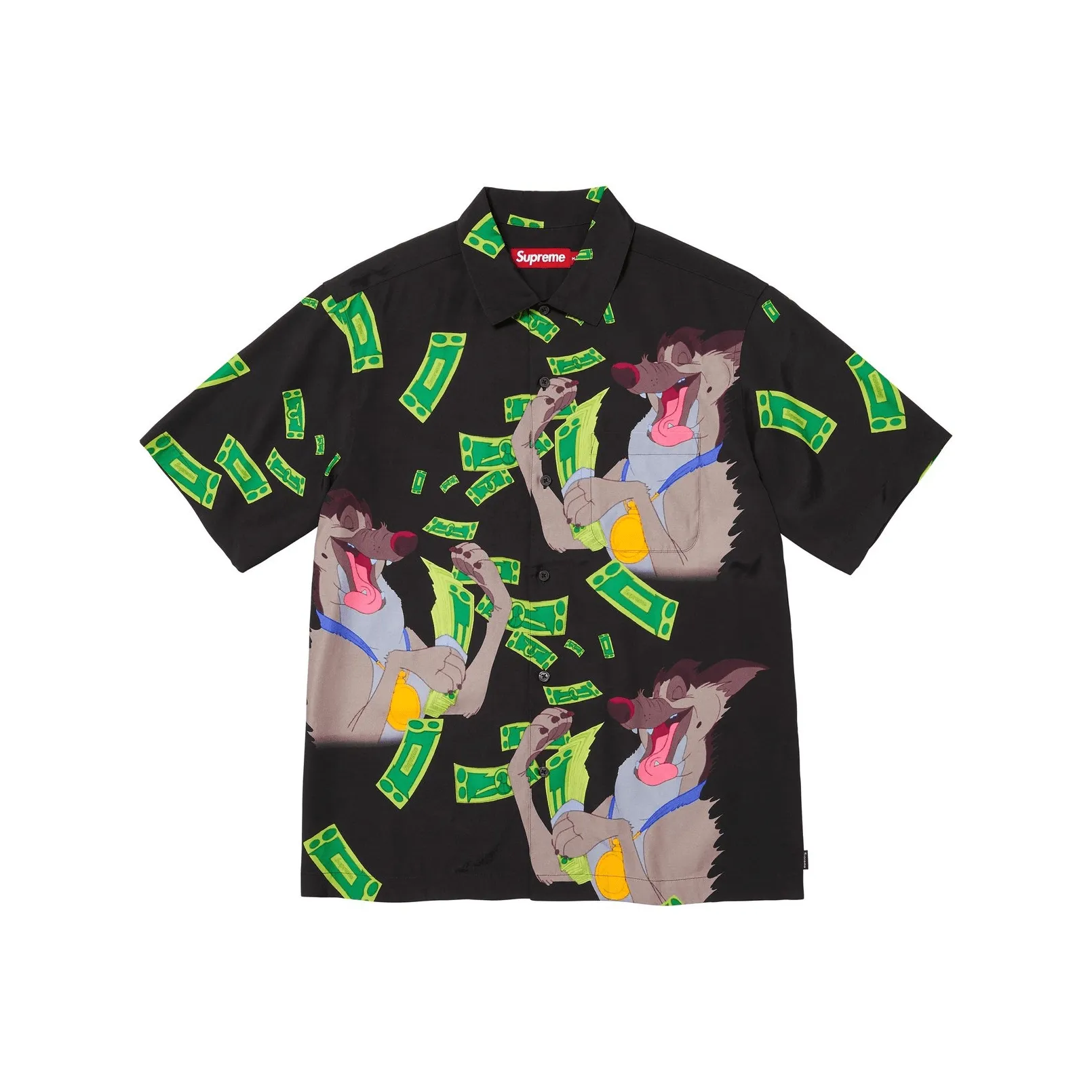 Supreme x All Dogs Go To Heaven FW25 WEEK11 S S Рубашка Унисекс