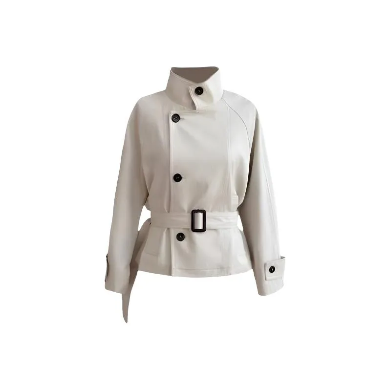 MO VOICE Бежевый Высокое качество Женские Тренч