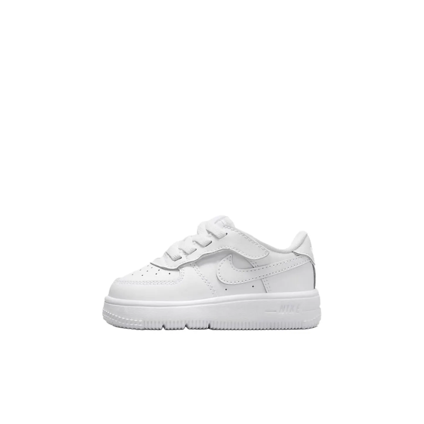 Nike Air FORCE 1 EasyOn противоскользящая устойчивая к истиранию низкий топ обувь для малышей белый для новорожденных и малышей