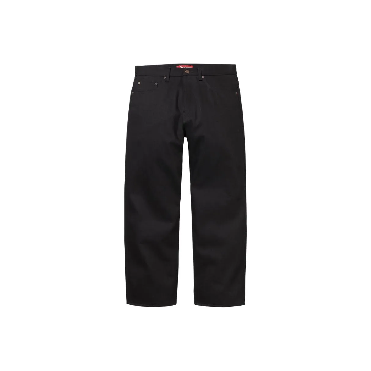 Supreme FW25 WEEK5 Rigid Свободный крой Selvedge Джинсы Джинсы Унисекс