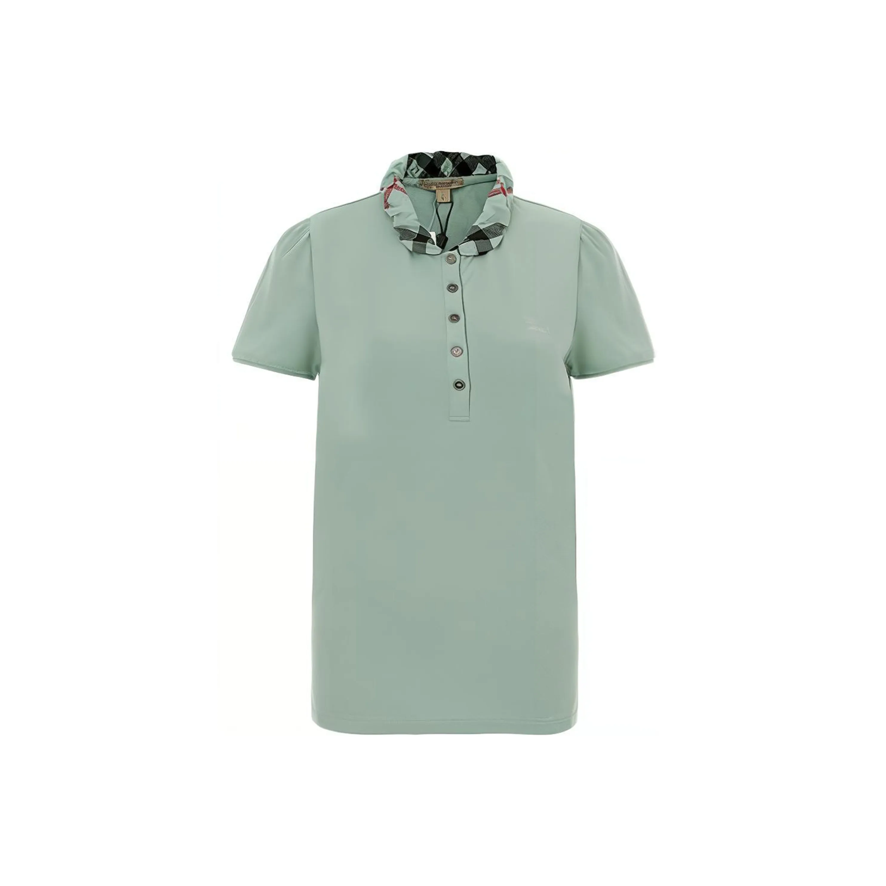 Burberry Polo Shirt Women's Mustard Green