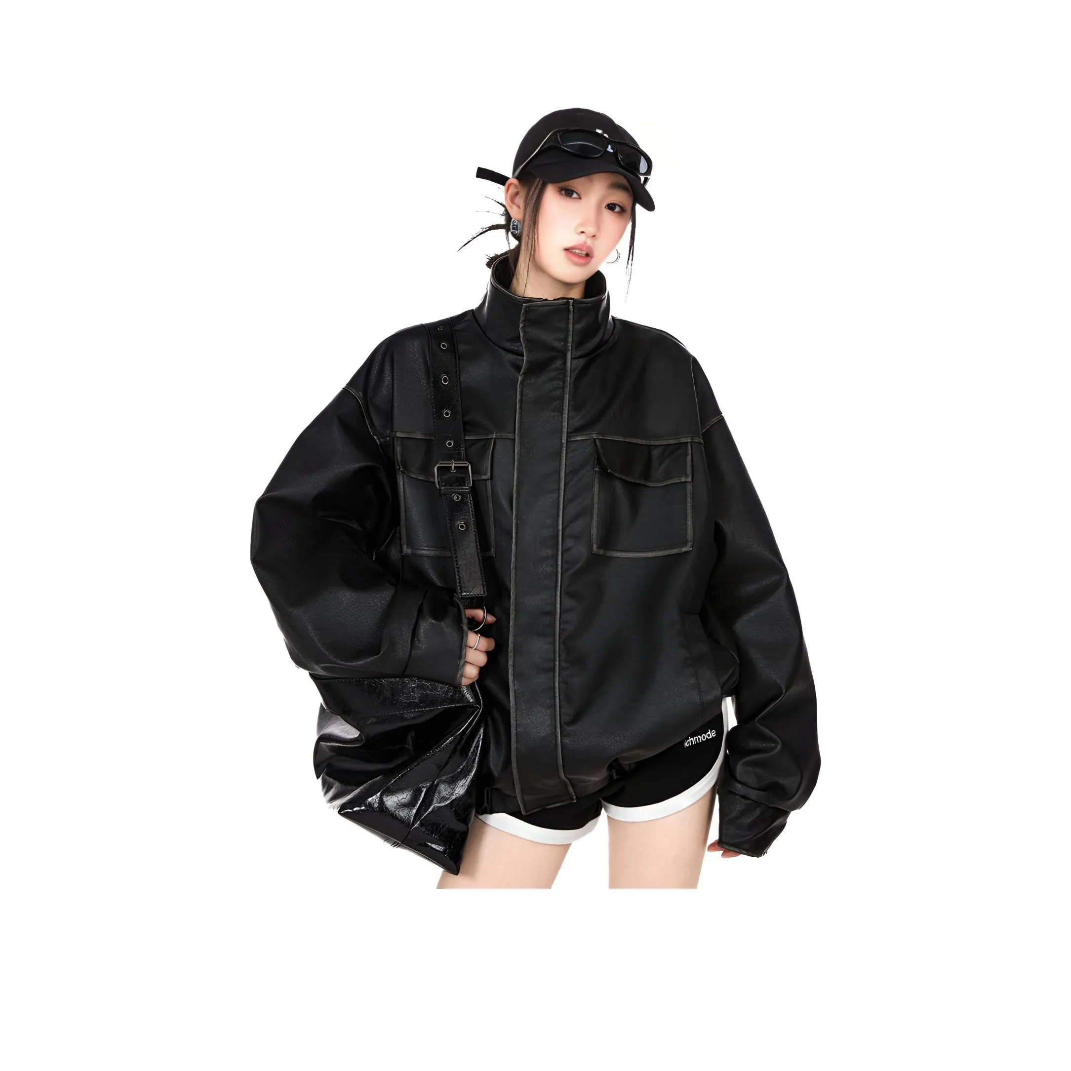 NEVER RULE Кожа Куртка Унисекс